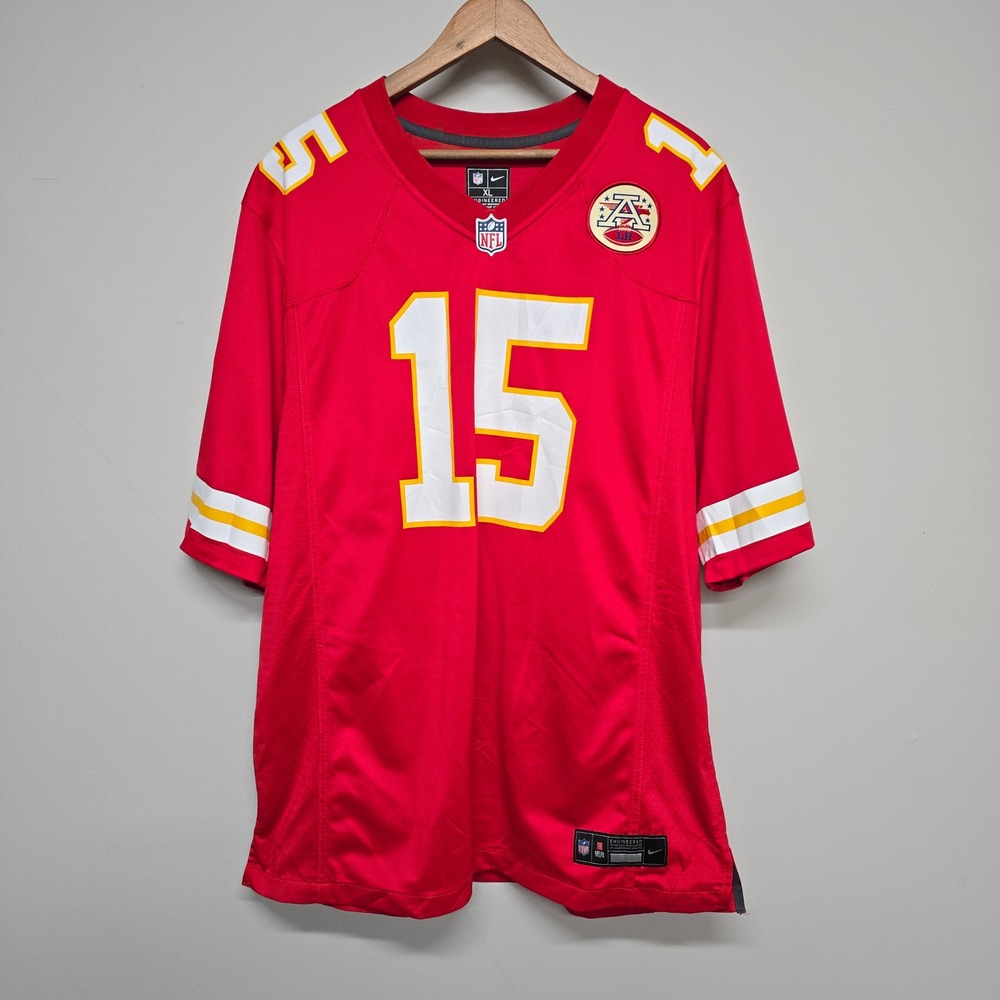 Nike Patrick Mahomes Kansas City Chiefs Jersey Mens XL Red Polyester NFL Gameday